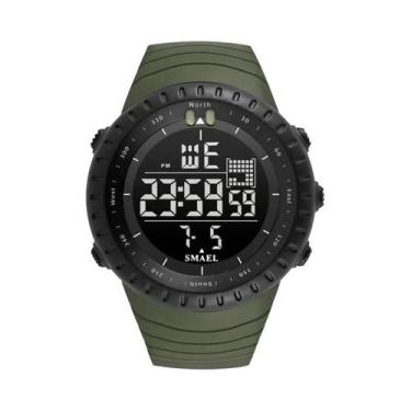 Imagem de Relógio Esportivo Digital Masculino À Prova D'água SMAEL Com Mostrador