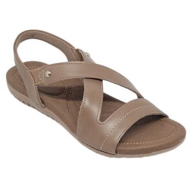 Imagem de Sandália Rasteira Usaflex Couro Feminina