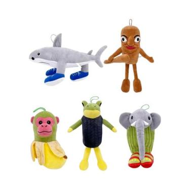 Imagem de Brinquedo De Pelúcia Tubarão Macio Italian Brain Rot Sahur Presente, S