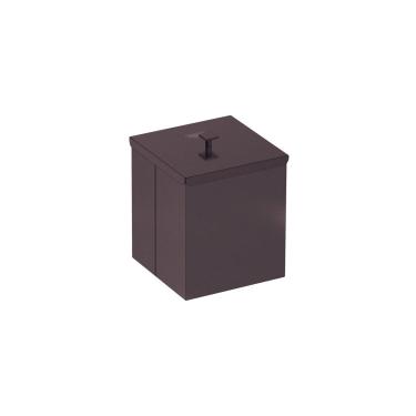 Imagem de LIXEIRA TRAMONTINA LUZ INOX EM ACABAMENTO SCOTCH BRITE E REVESTIMENTO FOSCO BLACK MATTE A BASE DE VERNIZ 4,5L 94540/062