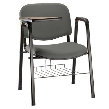 Imagem de Cadeira Escolar Universitária para Auditórios Linha Hotel Cinza