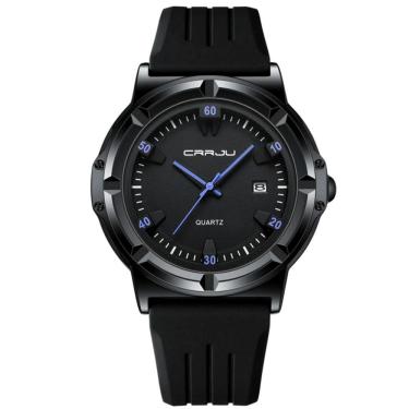 Imagem de Relógio Masculino Casual De Quartzo Analógico Pulseira De Silicone à Prova D'água Roxo