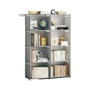 Imagem de Estante De Livros Quadrada De Múltiplas Camadas, Montagem Fácil, Prate