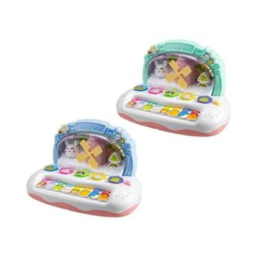 Imagem de Teclas De Piano Eletrônico Para Crianças, Instrumento Musical Em Forma