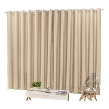 Imagem de Cortina Microfibra tecido 6,00x2,70 Para Trilho Simples - Ludatex, Ave