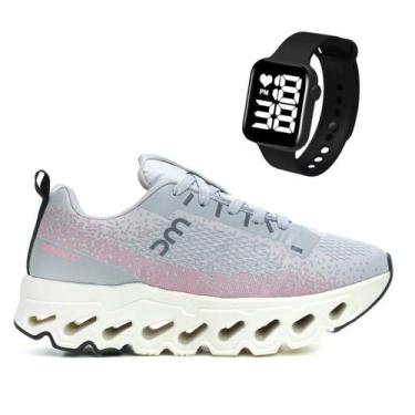 Imagem de Tênis Esportivo Feminino SprintMax Academia Corrida Caminhada Leve Con