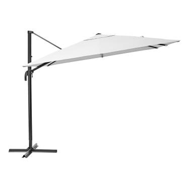 Imagem de Ombrelone Lateral Quadrado Aluminio E Aco 3x3m Branco - Rio