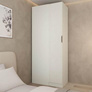 Imagem de Guarda Roupa Modulado 100% Mdf de Canto Linear Orion Cabecasa Madeiraoriginals Aveia/Linho