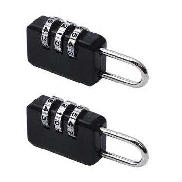 Imagem de Cadeados Coloridos Com Código de combinação Número kit Com 2 - Prime, 