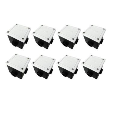 Imagem de Kit 8 Caixa de Passagem LED Piscina Tampa ABS - Sodramar