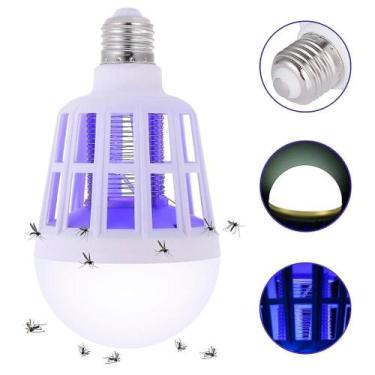 Imagem de Luminária Uv Led Mata Pernilongos Mosquitos Repelente 15W - Potente