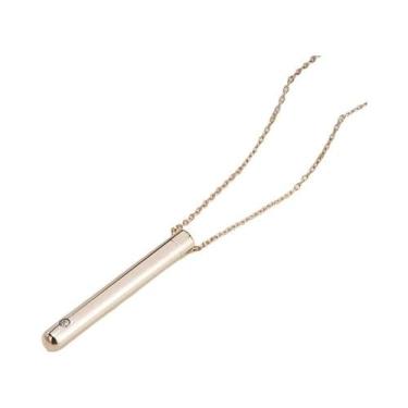 Imagem de Colar Unissex Oco Com Pingente De Cruz Gravada, Urna De Cremação, Port