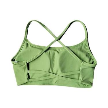 Imagem de Sutiã Esportivo Feminino Sem Costura Com Suporte Alto, Halter, Push-up