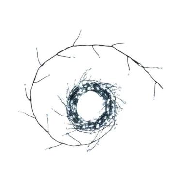 Imagem de Luzes De Fada LED Com Fio Verde 42M Para Decoração De Árvore De Natal,