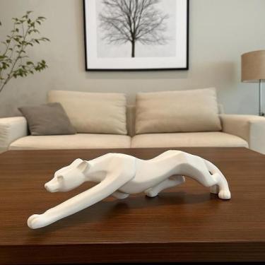 Imagem de Estatueta Pantera Negra Onça Jaguar Decoração - Paraiso Iluminado, Bra