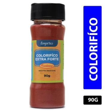 Imagem de Colorifico Extra Forte 90g Condinew Dá Cor ao Alimento Sem Alterar o S