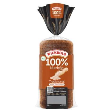 Imagem de Pão de Forma Tradicional 100% Nutrição Grão Wickbold 350g