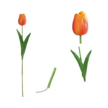 Imagem de Flores De Tulipa De Espuma PE Artificial Em Sete Cores Para Decoração 