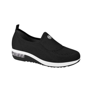 Imagem de Tênis Slip On Modare Ultraconforto Linho Casual Preto, Preto, 37