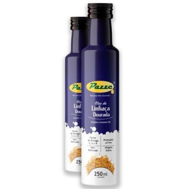 Imagem de Kit 2 Óleo de Linhaça Dourada Pazze 250ml