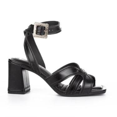 Imagem de Sandália Tanara de Salto Bloco T8661-Feminino