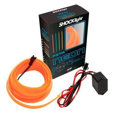 Imagem de Fita LED Neon 3 Metros para Painel Automotivo Luz Interna Carro Tuning