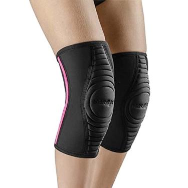 Imagem de JOELHEIRA CROSS TRAINING PRETA/ROSA P