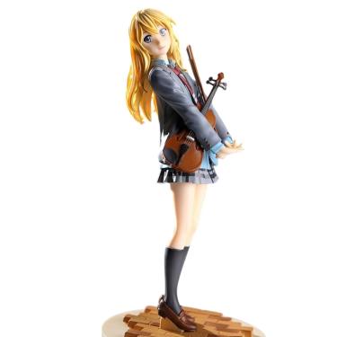 Imagem de Estatueta de estilo anime para menina, modelo de PVC, estátua de 20 cm com violino