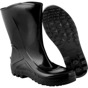 Imagem de Bota de PVC Preta, sem Forro, Cano Médio, 36, Vulcaflex 110 Vflex, Mar