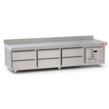 Imagem de Balcao Refrigerador De Base Brg20 6 Gavetas 220V - Red Chameleon