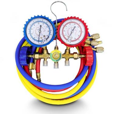Imagem de Manifold Ar Condicionado E Refrigeração R22/r404a/r134a Com Mangueira 