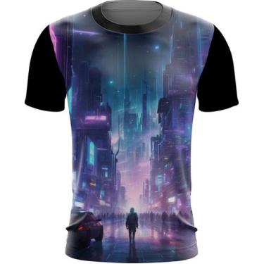 Imagem de Camiseta Dryfit Cidade Futurística Cyber City Future 3 - Kasubeck Stor