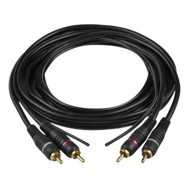 Imagem de Cabo rca ouro 1,50 metros permak para som automotivo