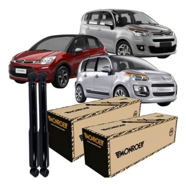 Imagem de Kit Amortecedor Monroe Traseiro Citroen C3 1.5 2014