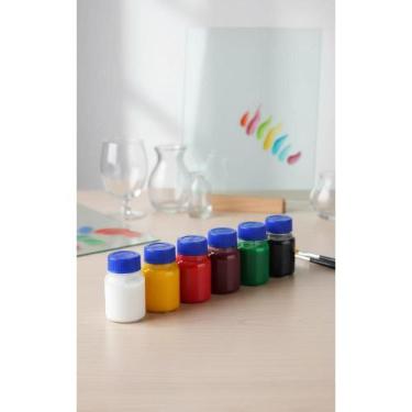 Imagem de 2x Kit 8 Tintas P/ Vidro E Porcelana 150C Queima Forno - Congratulatio