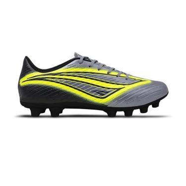 Imagem de Chuteira Penalty Campo Lider Y-6 Chumbo/ Preto/ Amarelo 37-Masculino