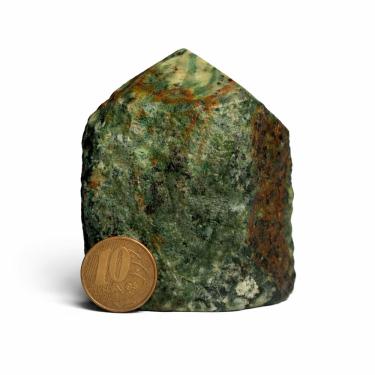 Imagem de 01 Malaquita Pé e Bico Serrado 8 a 12cm 400 a 500g Tipo B