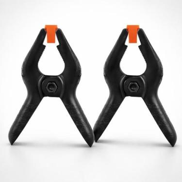 Imagem de Jogo de Grampo Multiuso 4 polegadas com 2 Peças Fixação Forte e Rápida