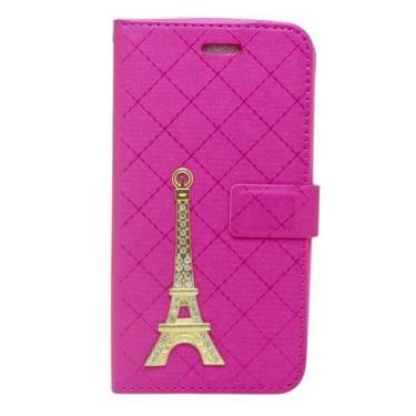 Imagem de Capa Capinha Carteira Para Galaxy LG X Power Flip Case Coruja Strass B