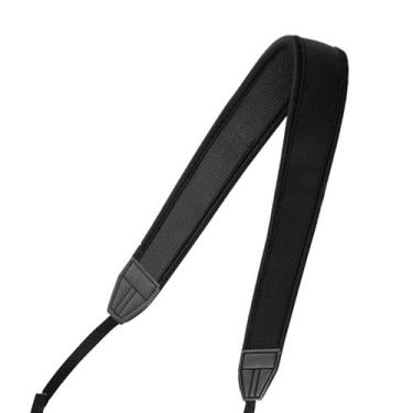 Imagem de Alça para Câmera Fotográfica Dslr Neoprene Preto - SODIAL
