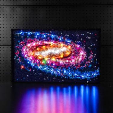Imagem de LocoLee Kit de luz LED para Lego 31212 A galáxia Via Láctea (sem modelos apenas luz) co...