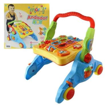 Imagem de Andador E Mesa Didático 4 Em 1 Com Som - FULLCOMMERCE