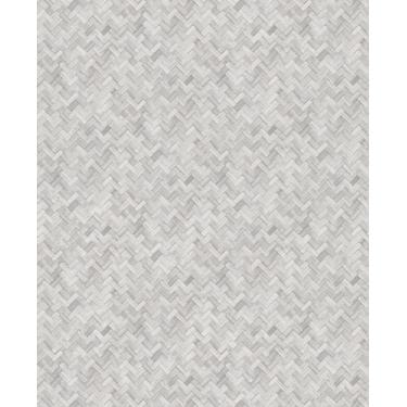 Imagem de Papel de parede Tramas chevron cinza claro 4023 Edantex