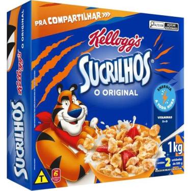 Imagem de Pack Cereais Kellogg's Sucrilhos original em caixa 1 kg cont - Congrat