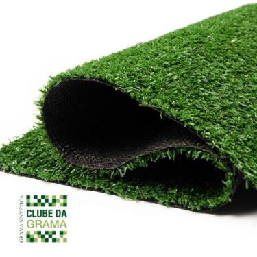 Imagem de Grama Sintética Artificial 12 mm verde 2m X 2,5m 5m² Decorativa jardim