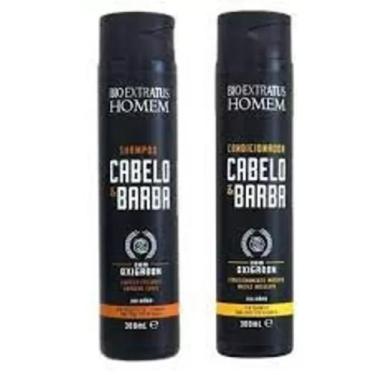 Imagem de Kit Bioextratus Shampoo + Condicionador 300ml Cabelo & Barba - Bio Ext