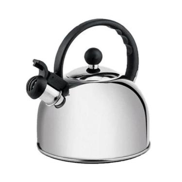 Imagem de Chaleira Com Tampa E Apito Aço Inox 2litros Haskraft Chlr006 - HAUSKRA