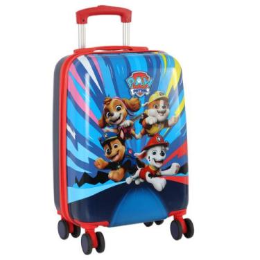 Imagem de Mala de Bordo Rodinhas Viagem ABS Patrulha Canina Infantil - - LUXCEL,