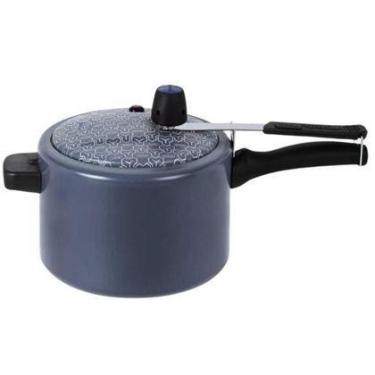 Imagem de Panela de Pressão Ramos 4,5L Pressionela Antiaderente Azul - Ramos