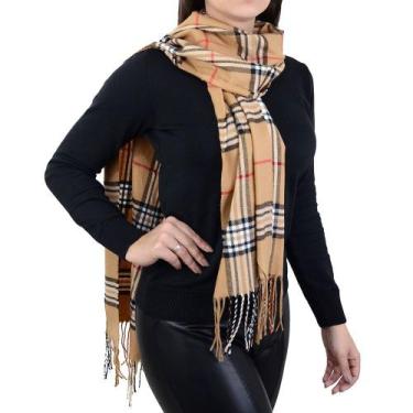 Imagem de Cachecol Feminino Roubijoux Marrom Caramelo